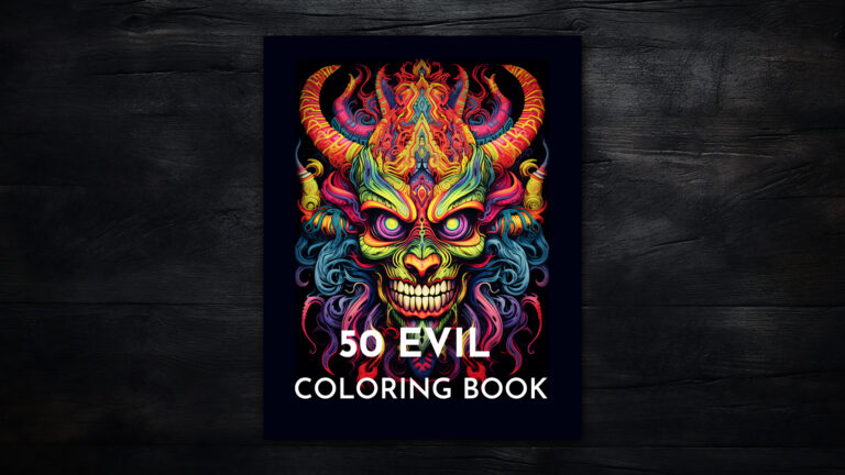 50 EVIL: COLORING BOOK